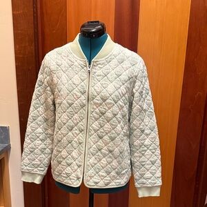 Marine Layer Quilted Jacket in Light Green
